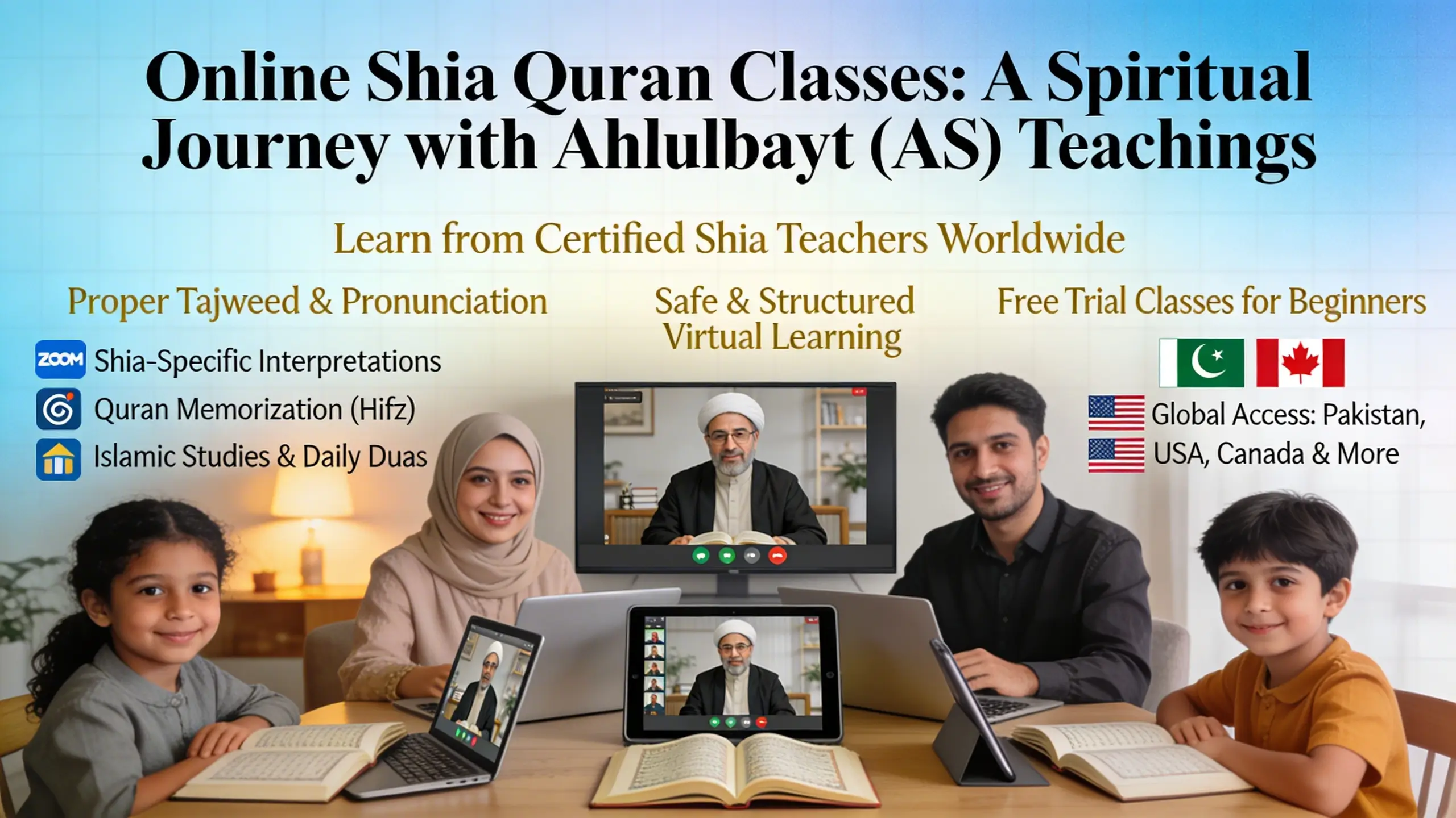 Discover how online Shia Quran classes work step by step. Join free trial classes and learn Quran online with certified Shia teachers today.